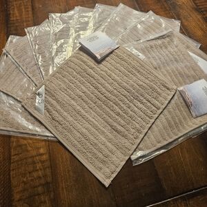 Organic Cotton Wash Cloth Set Of 10 Or Custom Amount